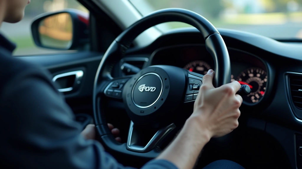 Cruscotto e volante di un'auto puliti e lucidati, con riflessi che indicano una superficie ben mantenuta